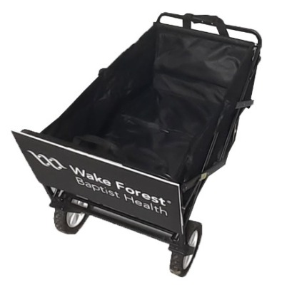 Black Rolling Cart