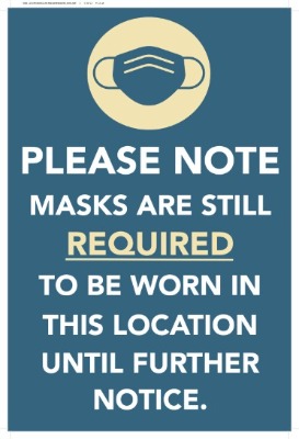 WEAR MASK DOOR SIGN. 1